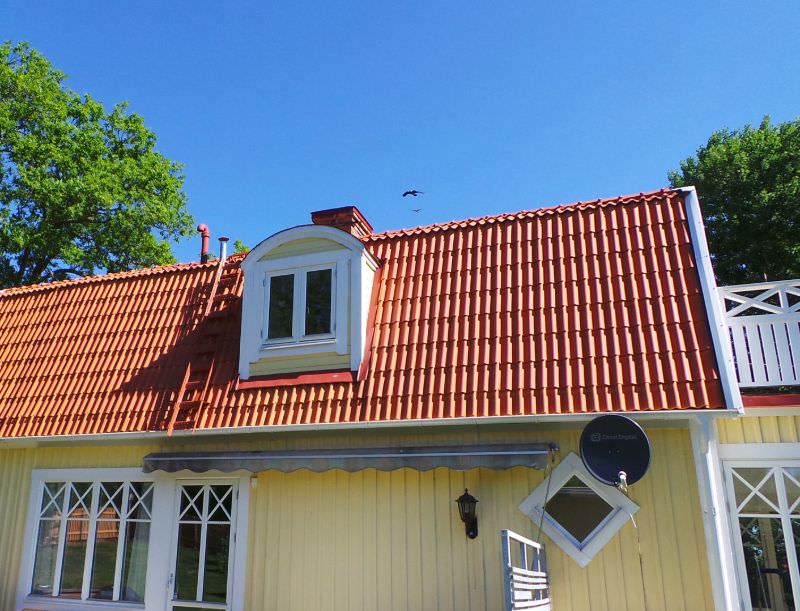 Nybyggnation av takkupor på villa. Puketorp, Sävedalen
