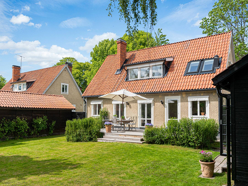 Byte av tak på fritidshus. Aspen Lerum